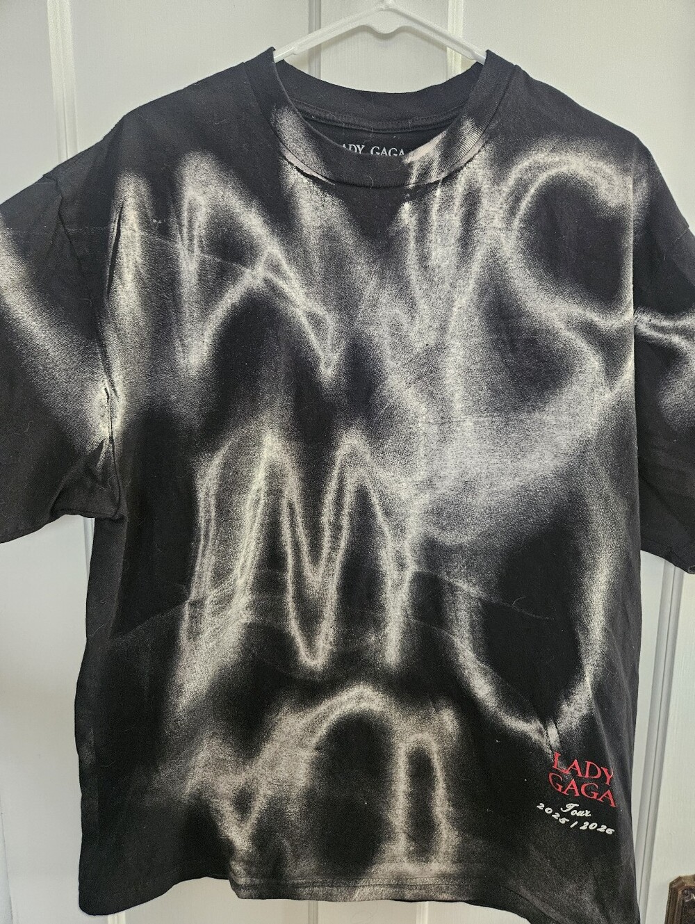 Lady Gaga Black Vanish Into You Concert Tour Mayhem Ball Shirt